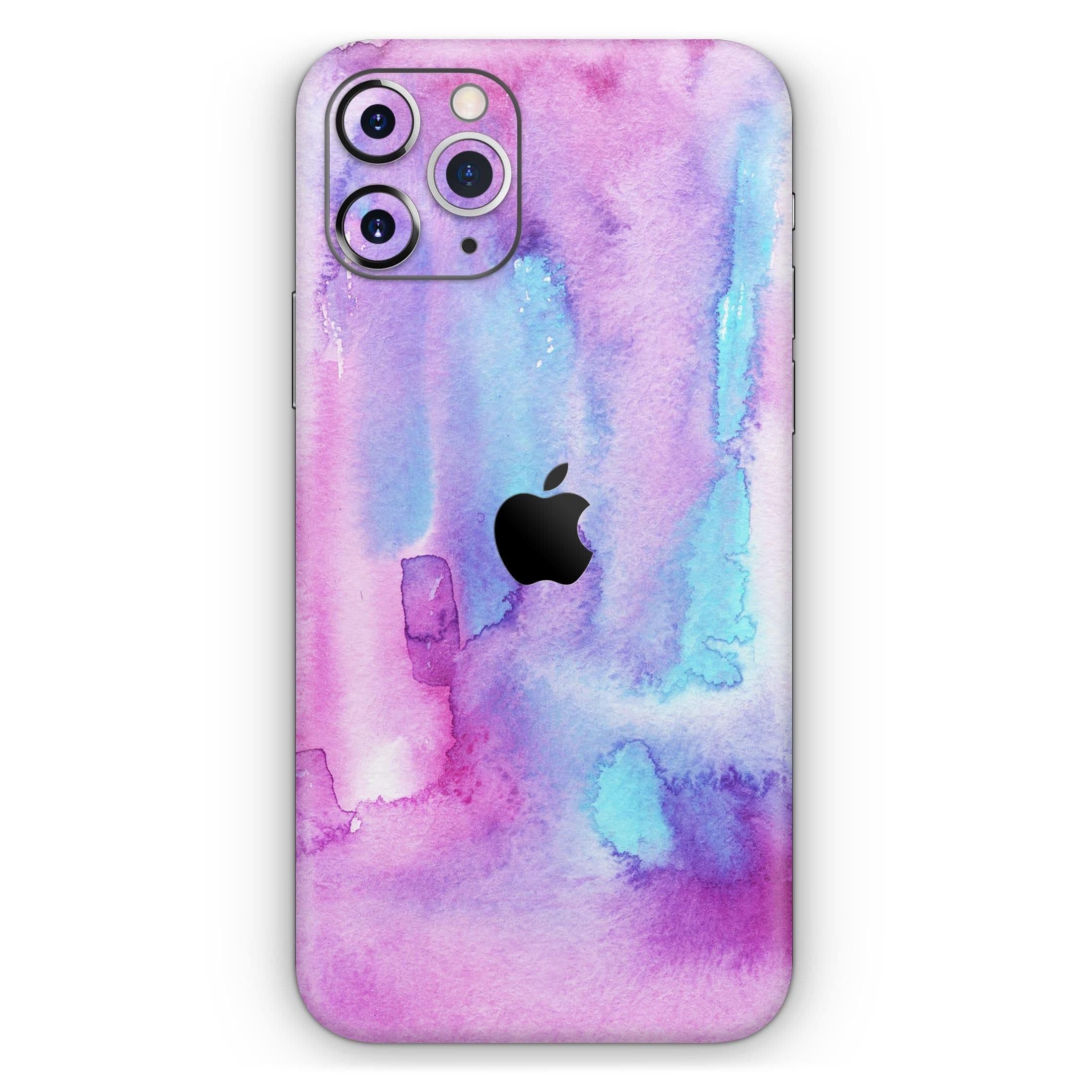 image-Blue and Pinkish Absorbed Watercolor Texture - Skin-Kit compatible