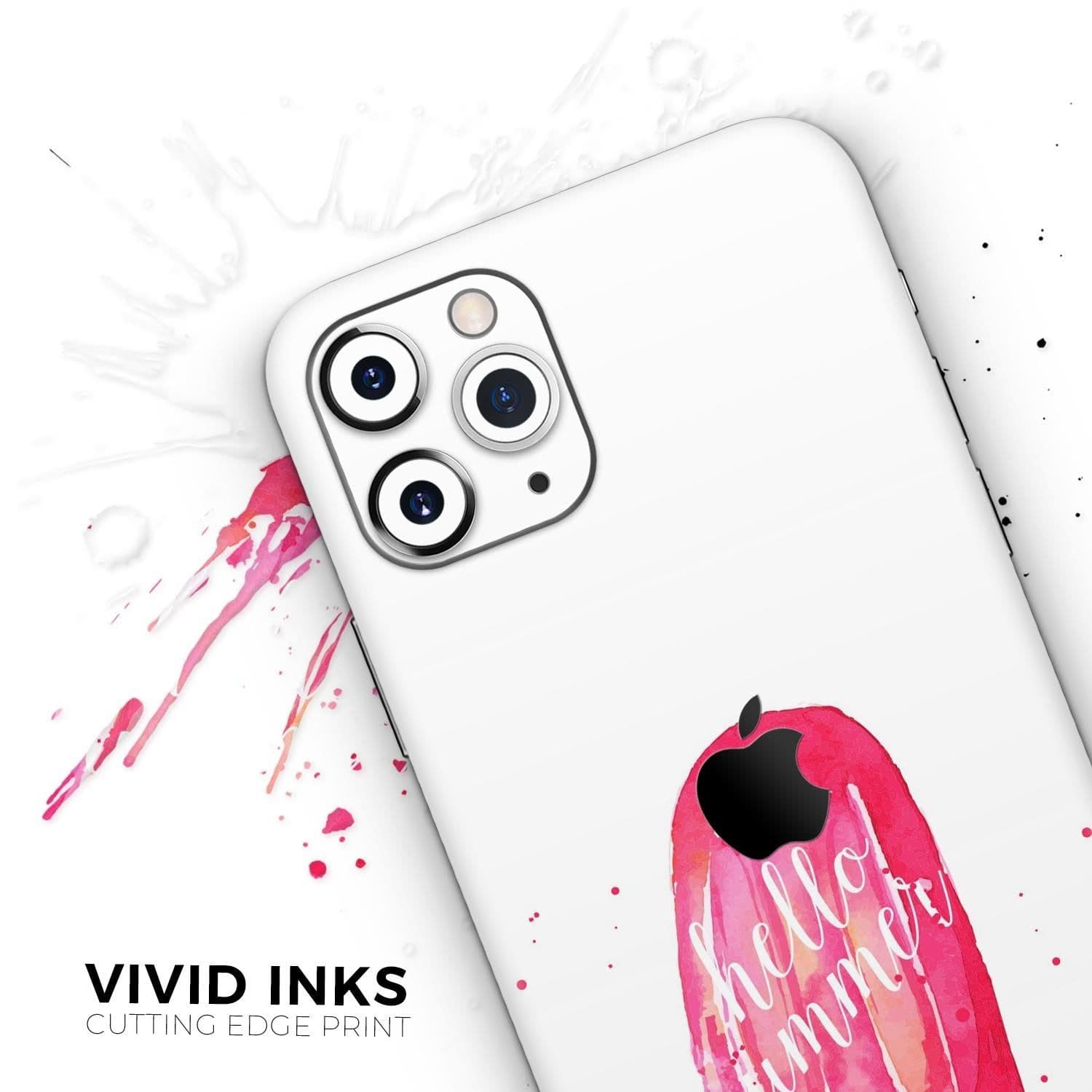 image-Hello Summer Popcicle - Skin-Kit compatible with the Apple iPhone 13,