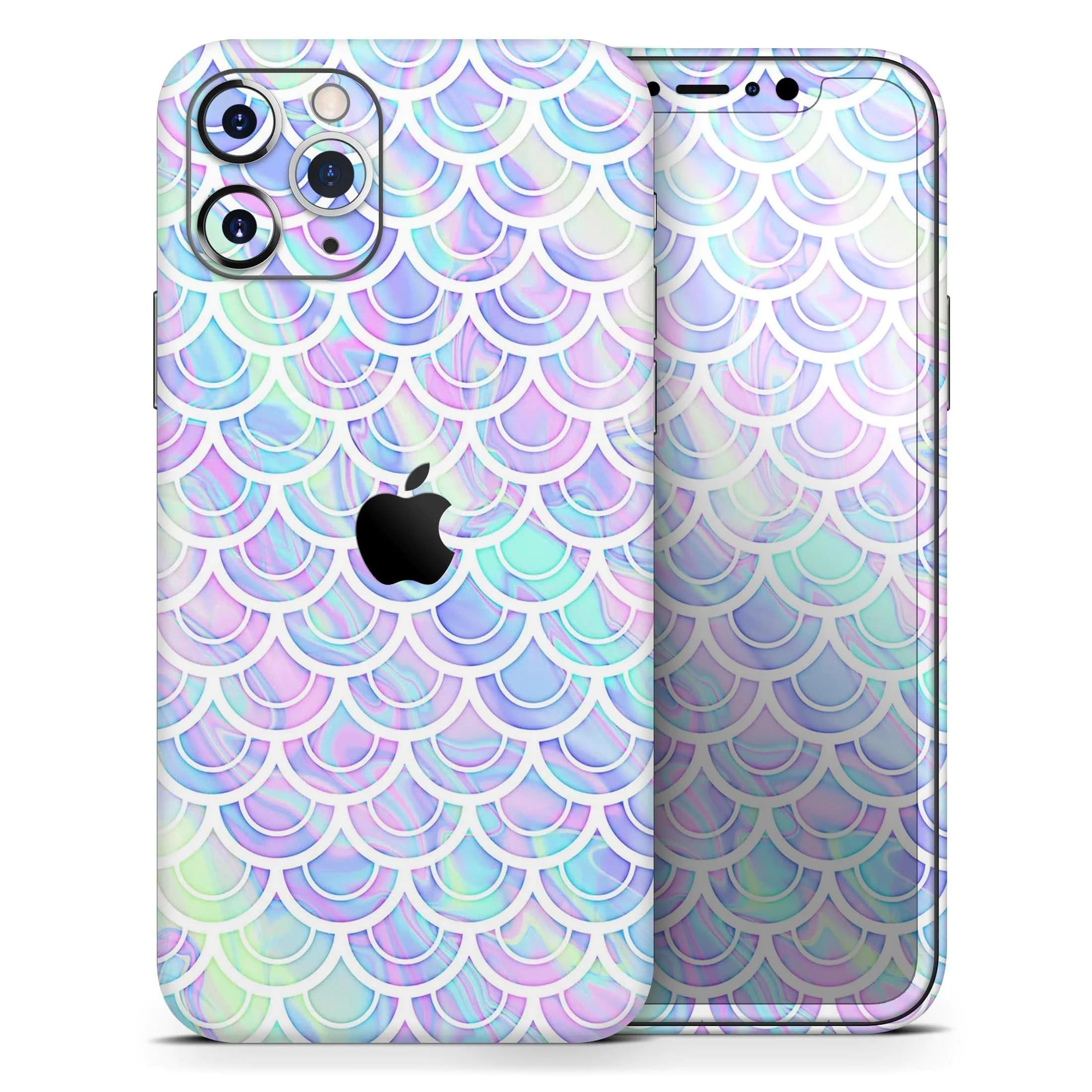 image-Iridescent Dahlia v9 - Skin-Kit compatible with the Apple iPhone 13,