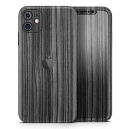 image-Dark Ebony Woodgrain - Skin-Kit compatible with the Apple iPhone 13,