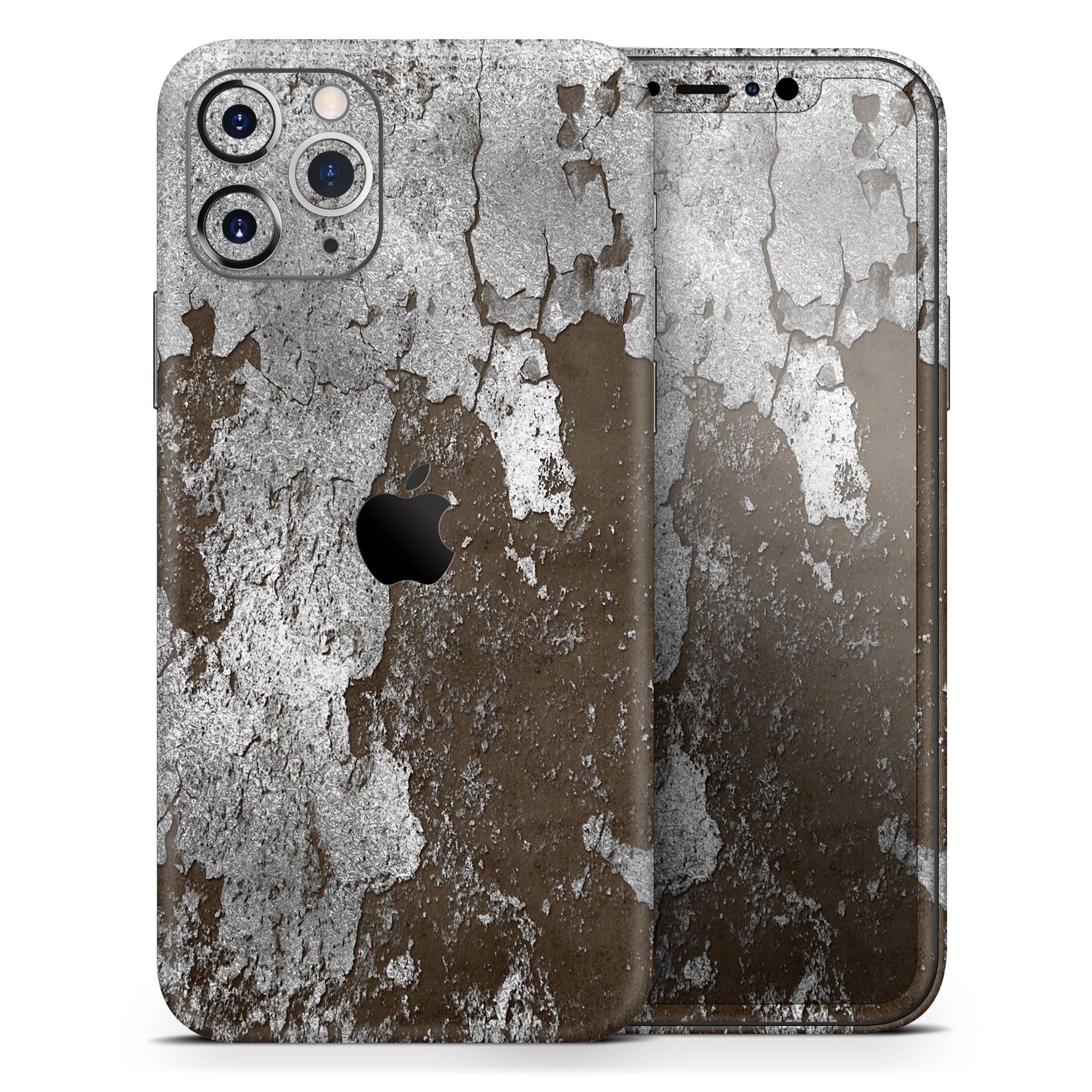 image-Distressed Silver Texture v16 - Skin-Kit compatible with the Apple