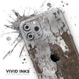 image-Distressed Silver Texture v16 - Skin-Kit compatible with the Apple