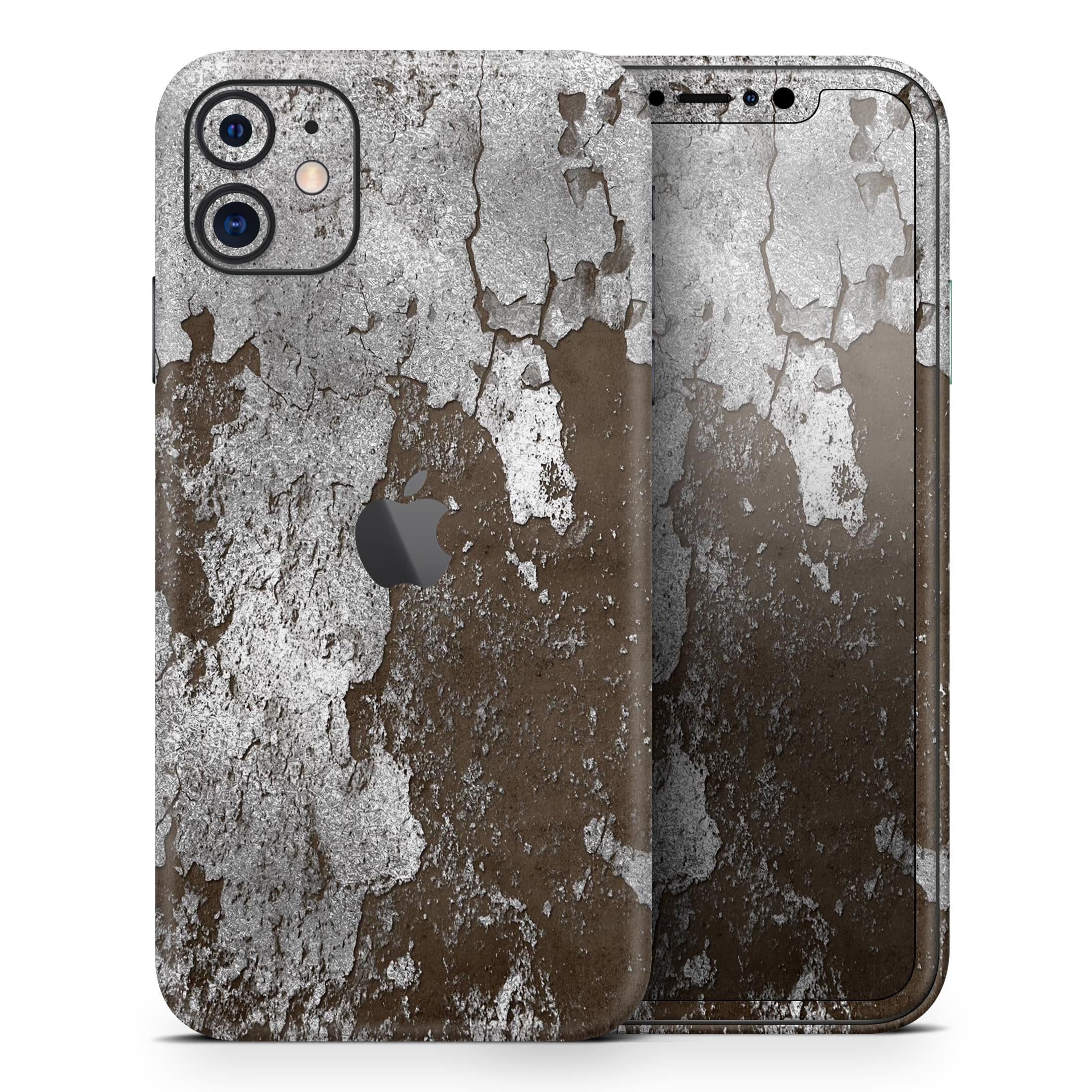 image-Distressed Silver Texture v16 - Skin-Kit compatible with the Apple