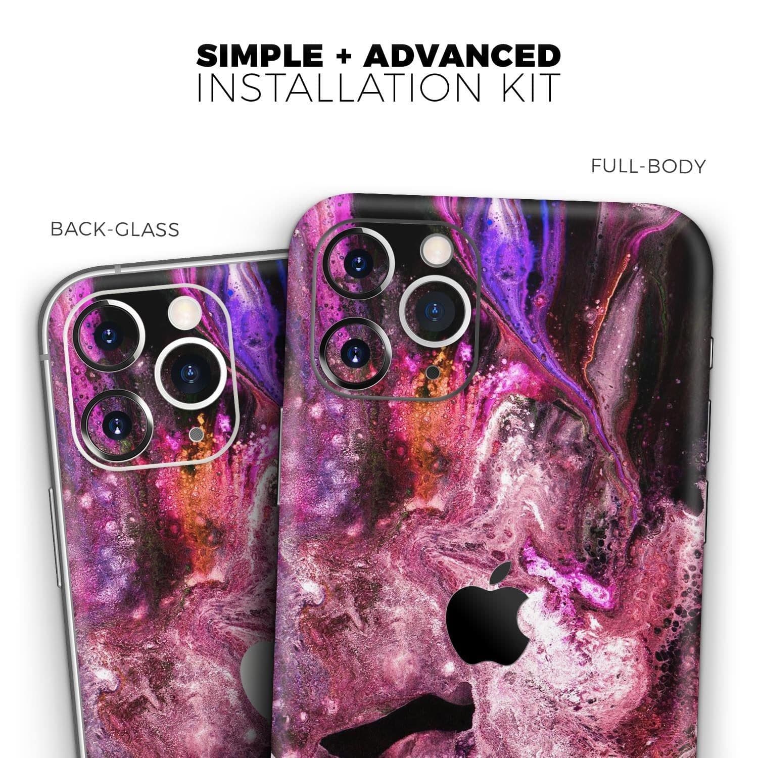 image-Liquid Abstract Paint V70 // Skin-Kit compatible with the Apple iPhone