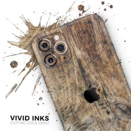 image-Raw Wood Planks V6 // Skin-Kit compatible with the Apple iPhone 14,