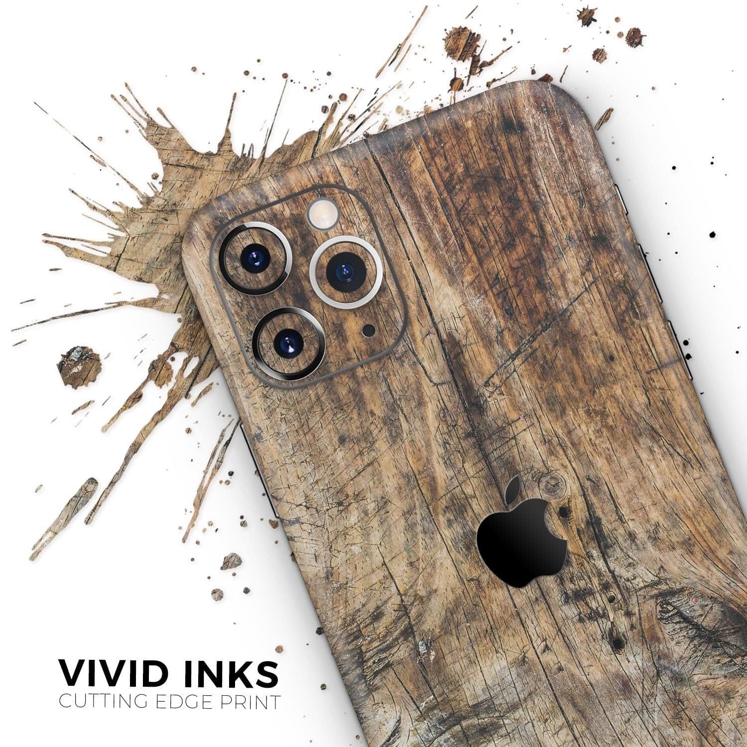 image-Raw Wood Planks V6 // Skin-Kit compatible with the Apple iPhone 14,