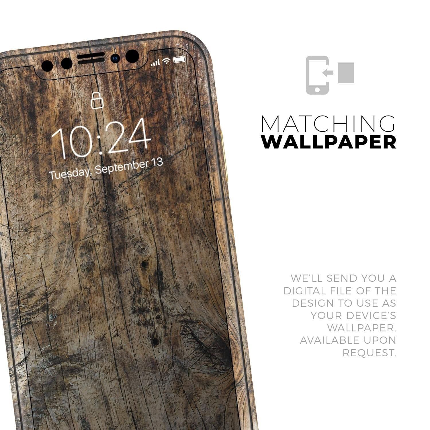 image-Raw Wood Planks V6 // Skin-Kit compatible with the Apple iPhone 14,