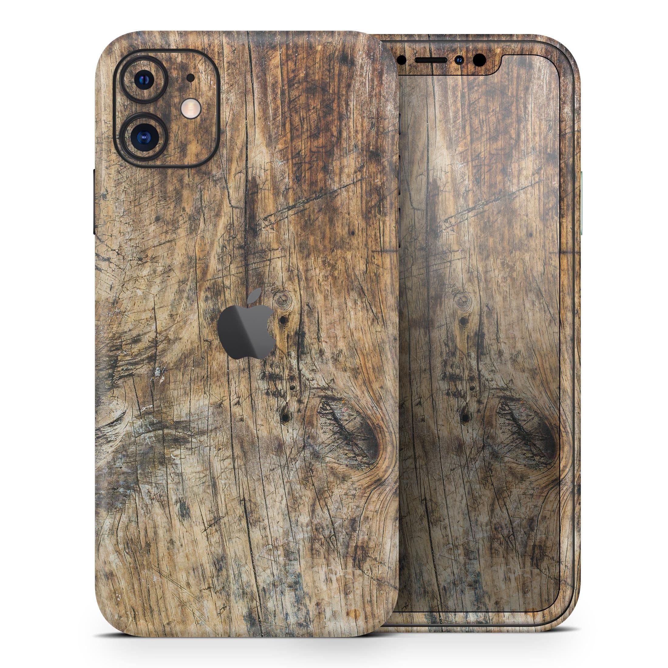 image-Raw Wood Planks V6 // Skin-Kit compatible with the Apple iPhone 14,