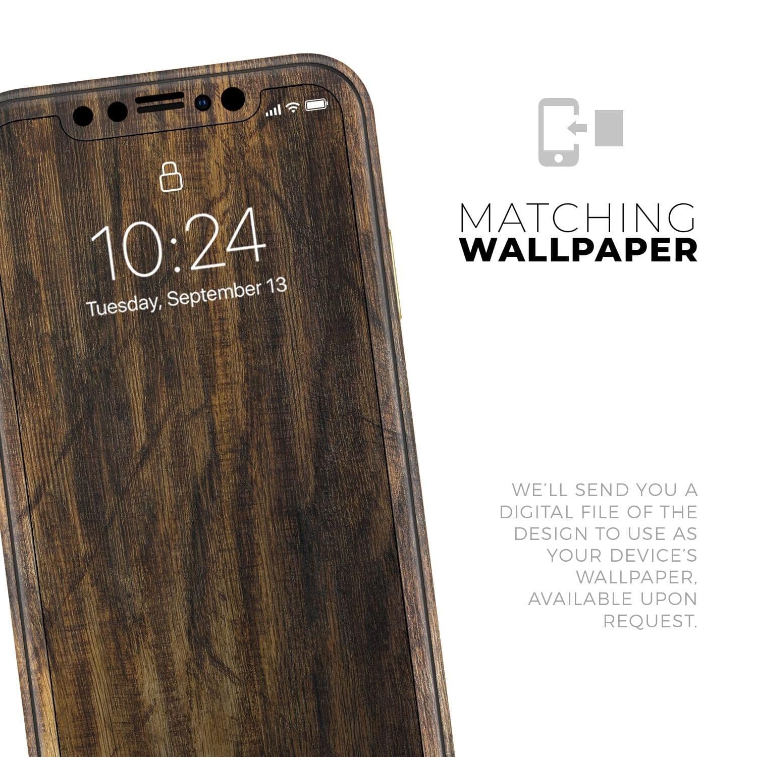 image-Raw Wood Planks V4 // Skin-Kit compatible with the Apple iPhone 14,
