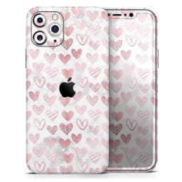 image-Karamfila Marble & Rose Gold Hearts v3 - Skin-Kit compatible with the