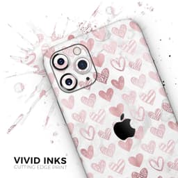 image-Karamfila Marble & Rose Gold Hearts v3 - Skin-Kit compatible with the