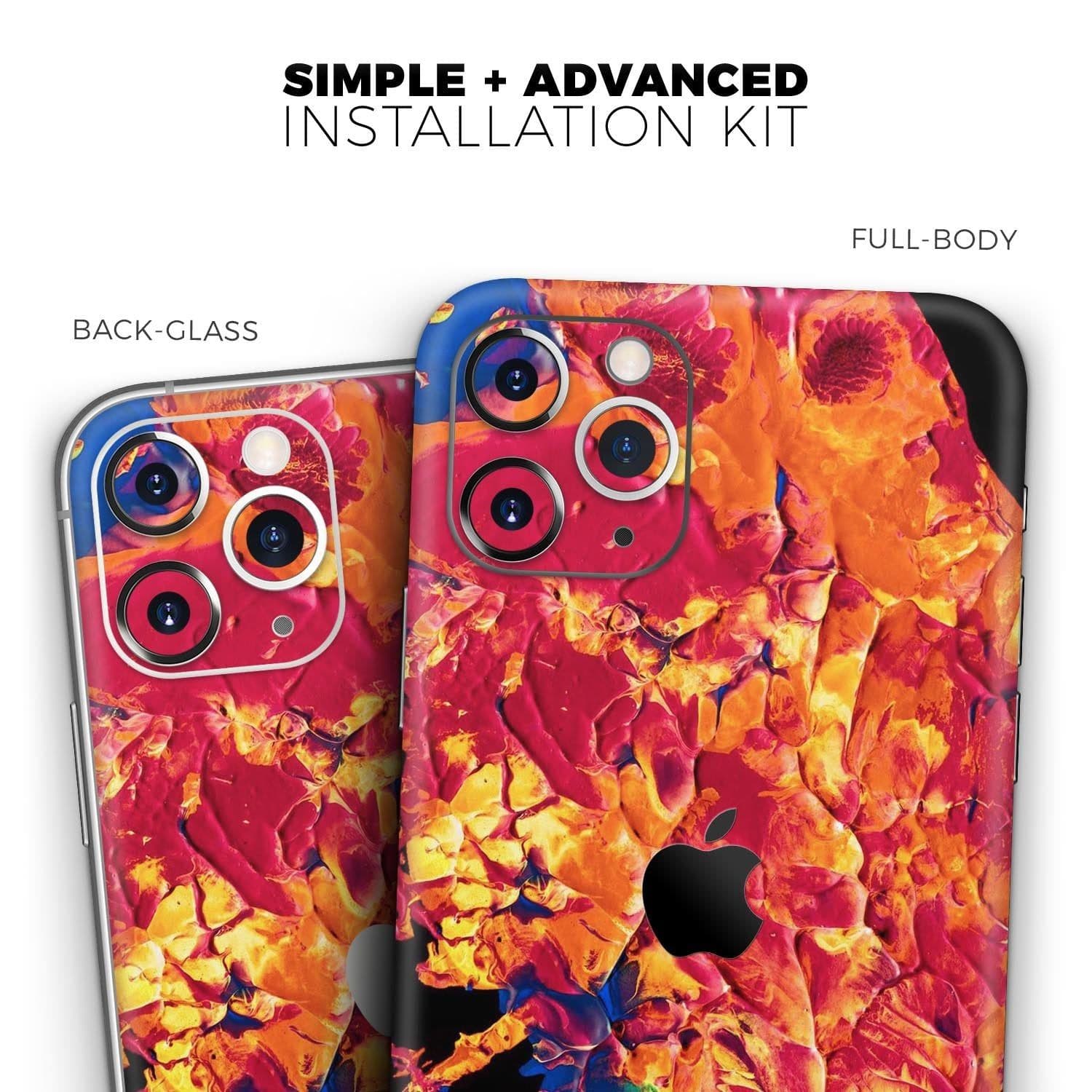 image-Liquid Abstract Paint V6 - Skin-Kit compatible with the Apple iPhone