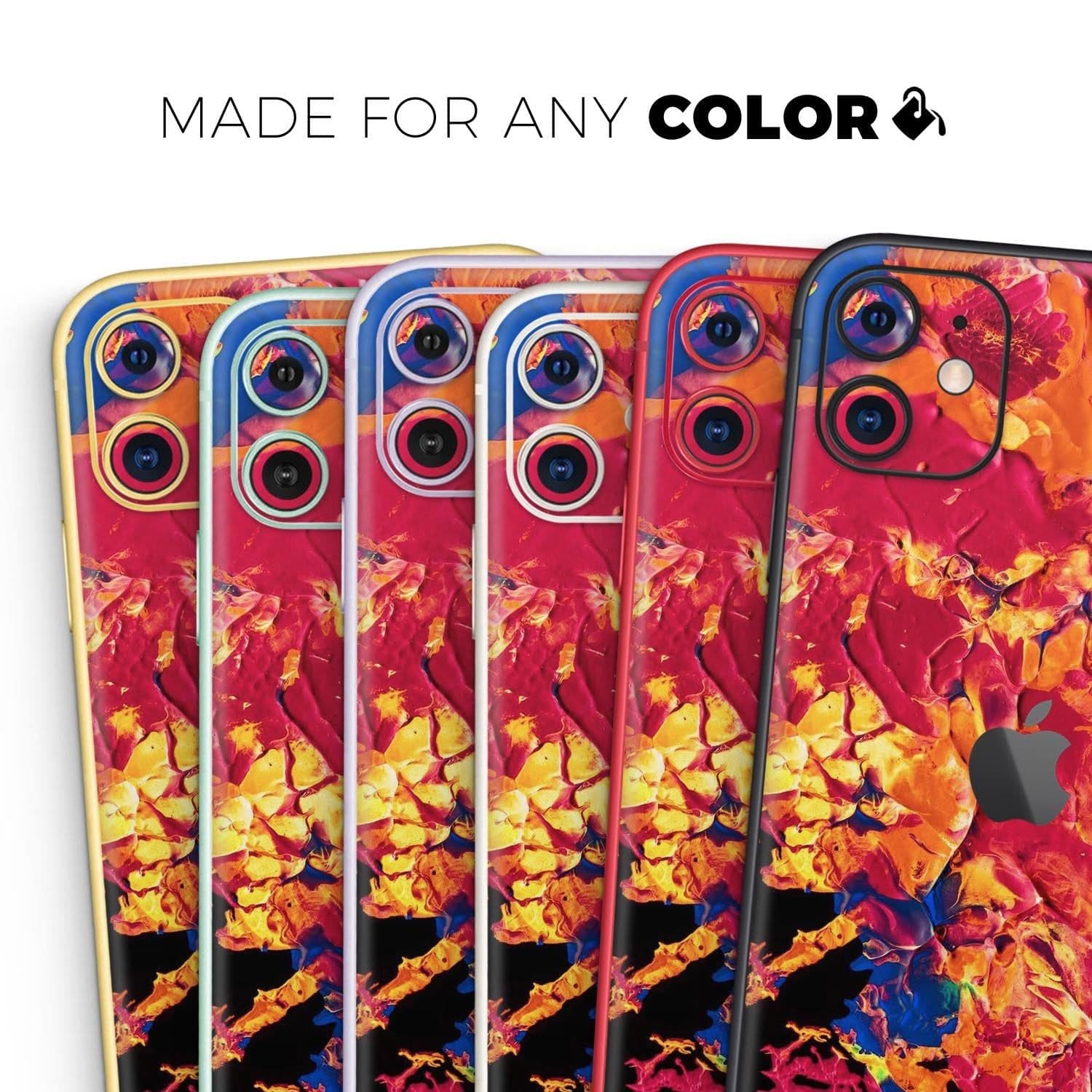 image-Liquid Abstract Paint V6 - Skin-Kit compatible with the Apple iPhone