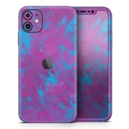 image-Purple and Blue Paintburst // Skin-Kit compatible with the Apple
