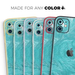 image-Marble Surface V1 Teal // Skin-Kit compatible with the Apple iPhone