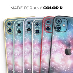 image-Colorful Neon Space Nebula - Skin-Kit compatible with the Apple iPhone