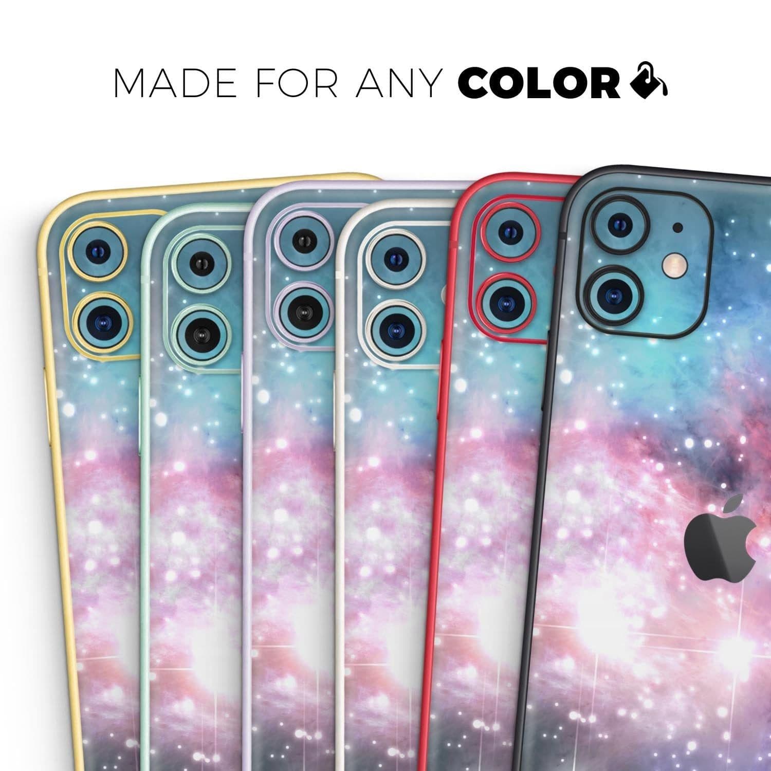 image-Colorful Neon Space Nebula - Skin-Kit compatible with the Apple iPhone