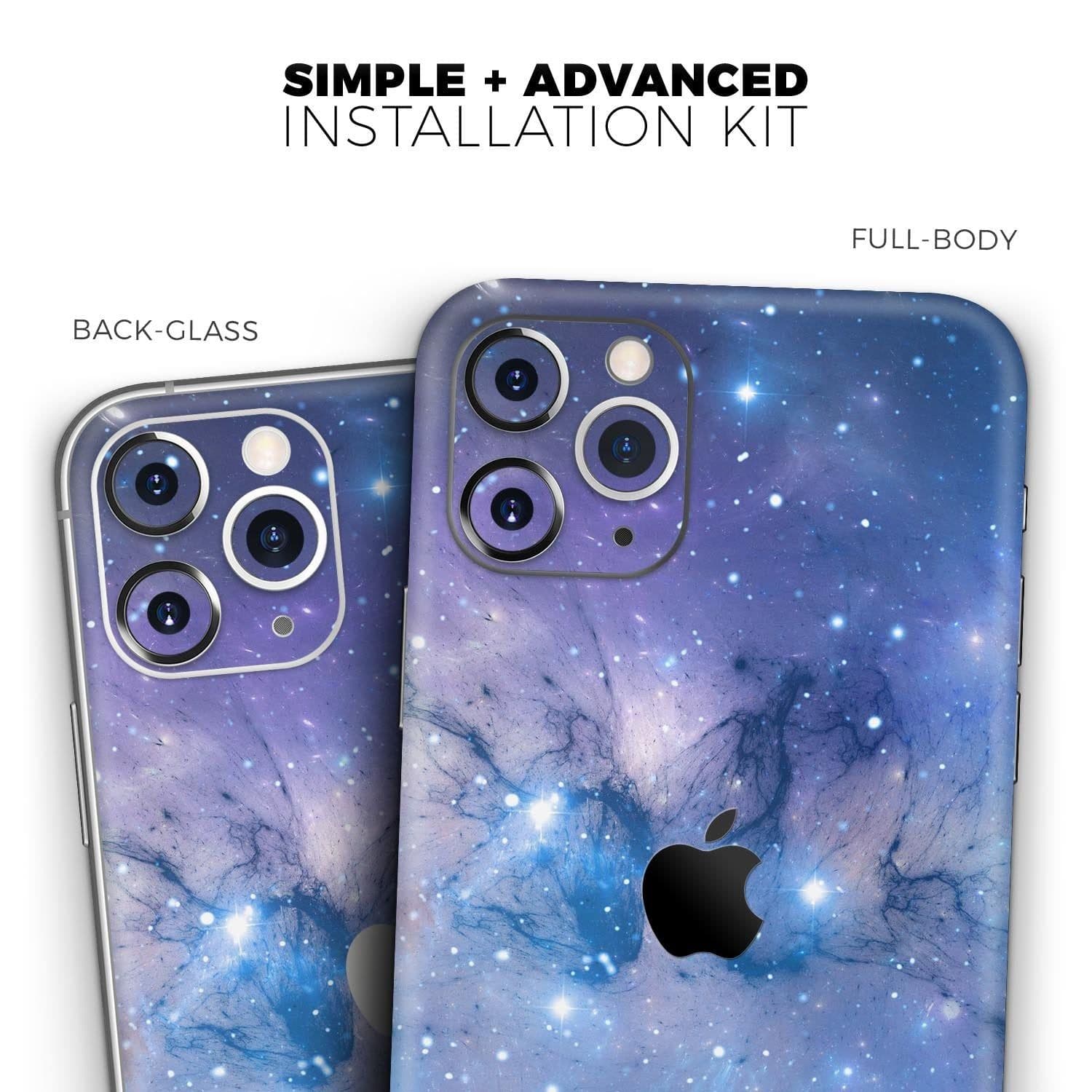 image-Blue & Purple Mixed Universe - Skin-Kit compatible with the Apple