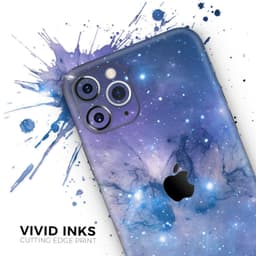 image-Blue & Purple Mixed Universe - Skin-Kit compatible with the Apple