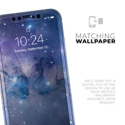 image-Blue & Purple Mixed Universe - Skin-Kit compatible with the Apple