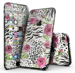 image-Animal Vibe Floral - Sectioned Skin-Kit for the iPhone 7 or 7 Plus