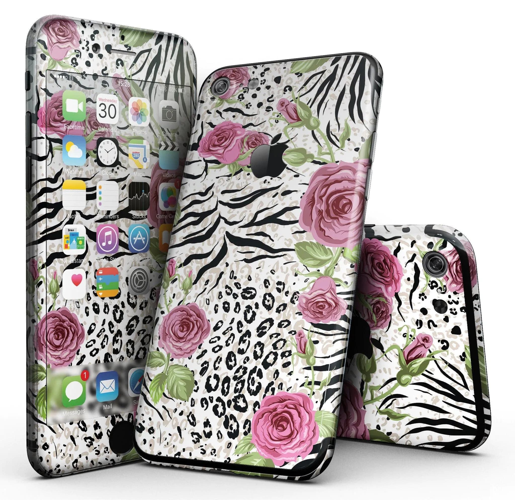 image-Animal Vibe Floral - Sectioned Skin-Kit for the iPhone 7 or 7 Plus