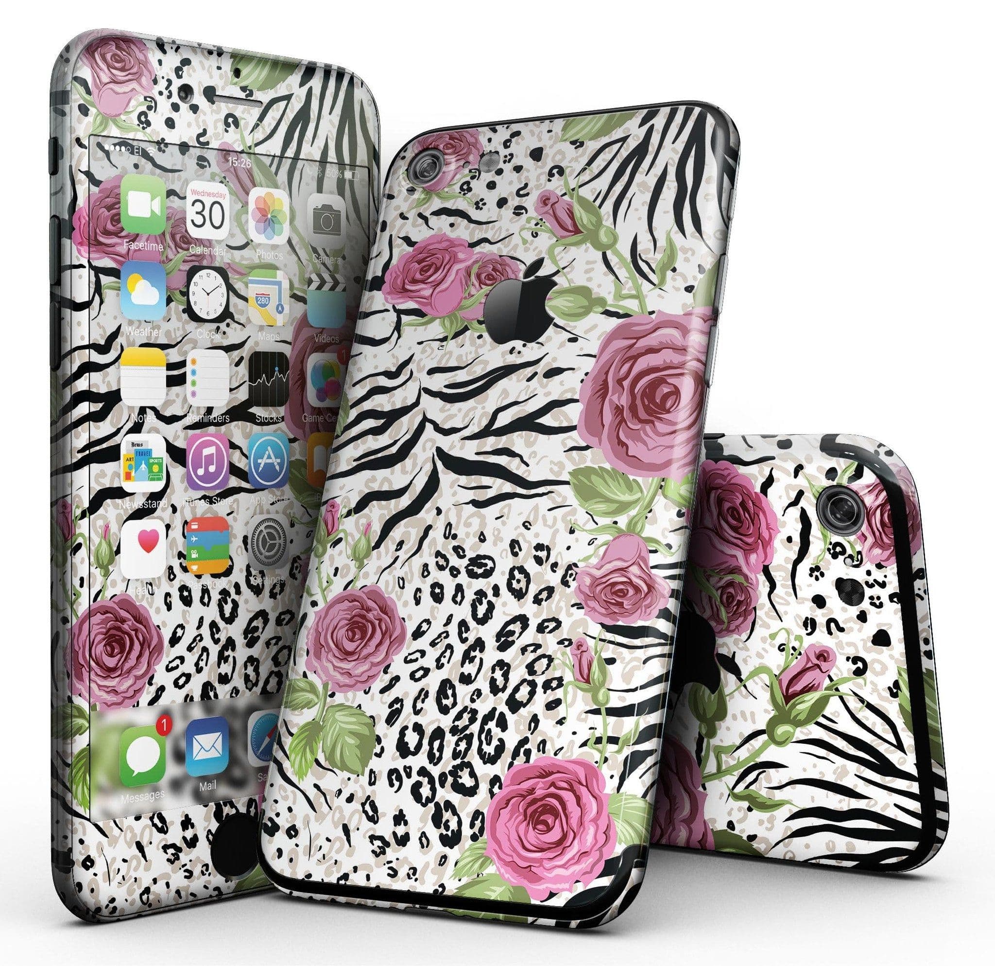 image-Animal Vibe Floral - Sectioned Skin-Kit for the iPhone 7 or 7 Plus