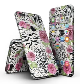 image-Animal Vibe Floral - Sectioned Skin-Kit for the iPhone 7 or 7 Plus