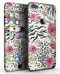 image-Animal Vibe Floral - Sectioned Skin-Kit for the iPhone 7 or 7 Plus