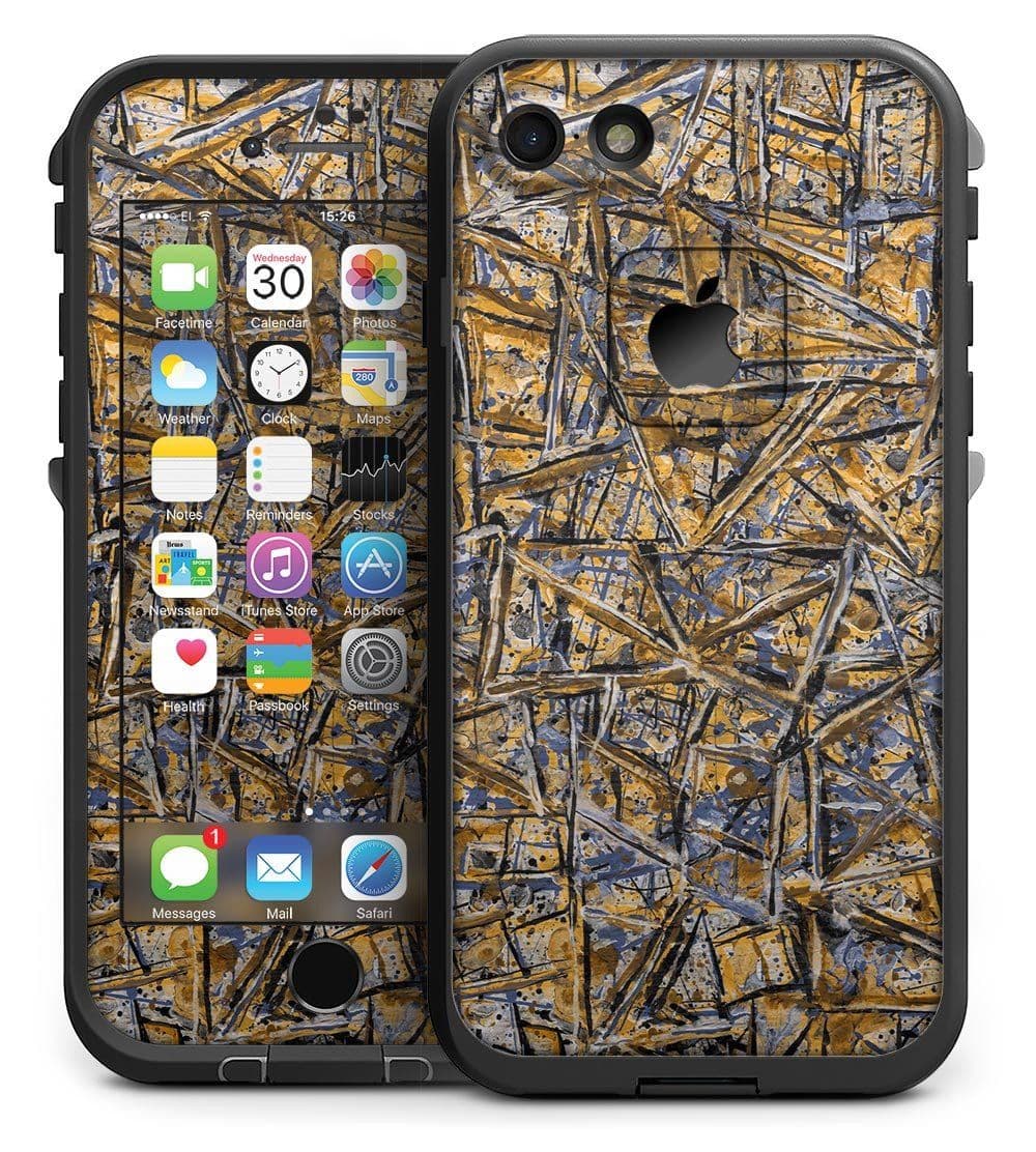 image-Abstract Wet Paint v4 - iPhone 7 LifeProof Fre Case Skin Kit