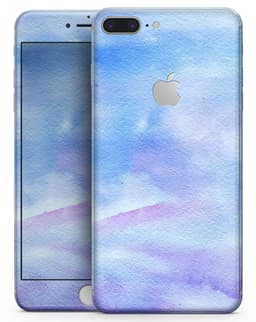 image-Blue 0021 Absorbed Watercolor Texture - Skin-kit for the iPhone 8 or 8