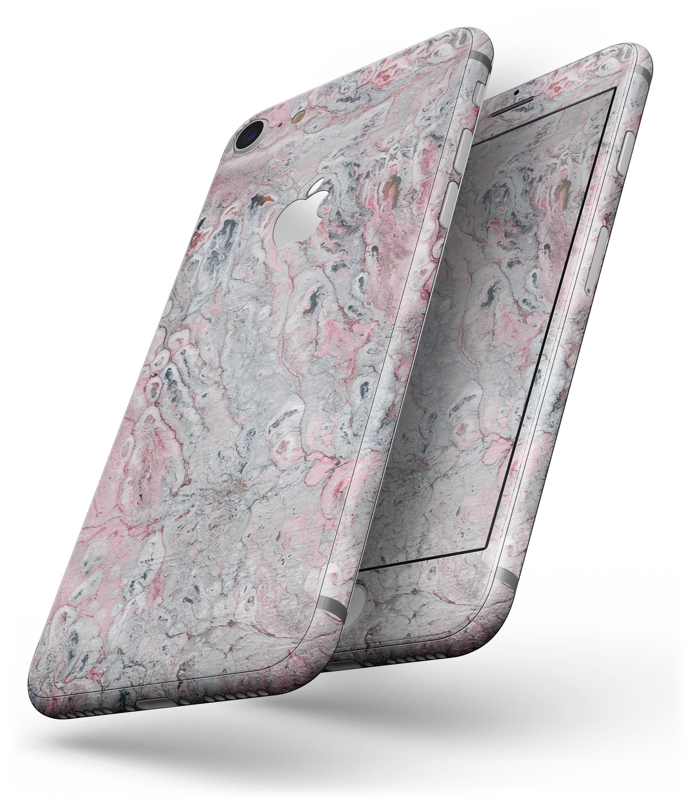 image-Abstract Wet Paint Subtle Pink and Gray - Skin-kit for the iPhone 8 or