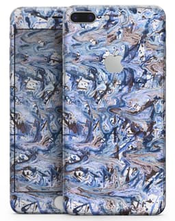 image-Abstract Wet Paint Blues - Skin-kit for the iPhone 8 or 8 Plus