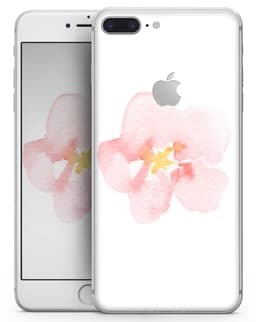image-Apricot Watercolor Hibiscus - Skin-kit for the iPhone 8 or 8 Plus