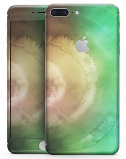 image-Green 8643 Absorbed Watercolor Texture - Skin-kit for the iPhone 8 or
