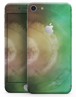 image-Green 8643 Absorbed Watercolor Texture - Skin-kit for the iPhone 8 or