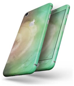 image-Green 8643 Absorbed Watercolor Texture - Skin-kit for the iPhone 8 or