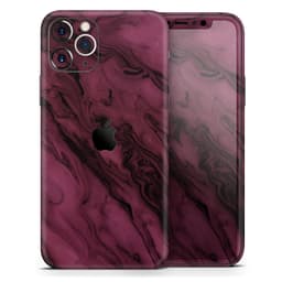 image-Black & Pink Marble Swirl V1 2 - Skin-Kit compatible with the Apple