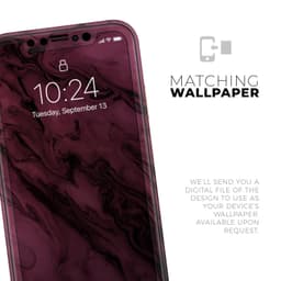 image-Black & Pink Marble Swirl V1 2 - Skin-Kit compatible with the Apple