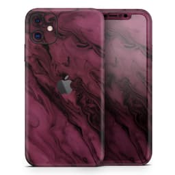 image-Black & Pink Marble Swirl V1 2 - Skin-Kit compatible with the Apple