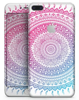 image-Ethnic Indian Tie-Dye Circle - Skin-kit for the iPhone 8 or 8 Plus