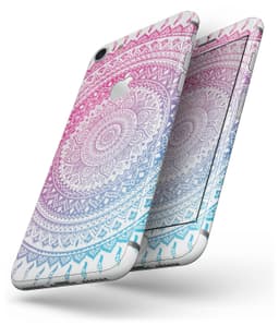 image-Ethnic Indian Tie-Dye Circle - Skin-kit for the iPhone 8 or 8 Plus