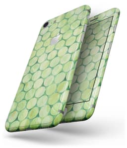 image-Green Sorted Large Watercolor Polka Dots - Skin-kit for the iPhone 8