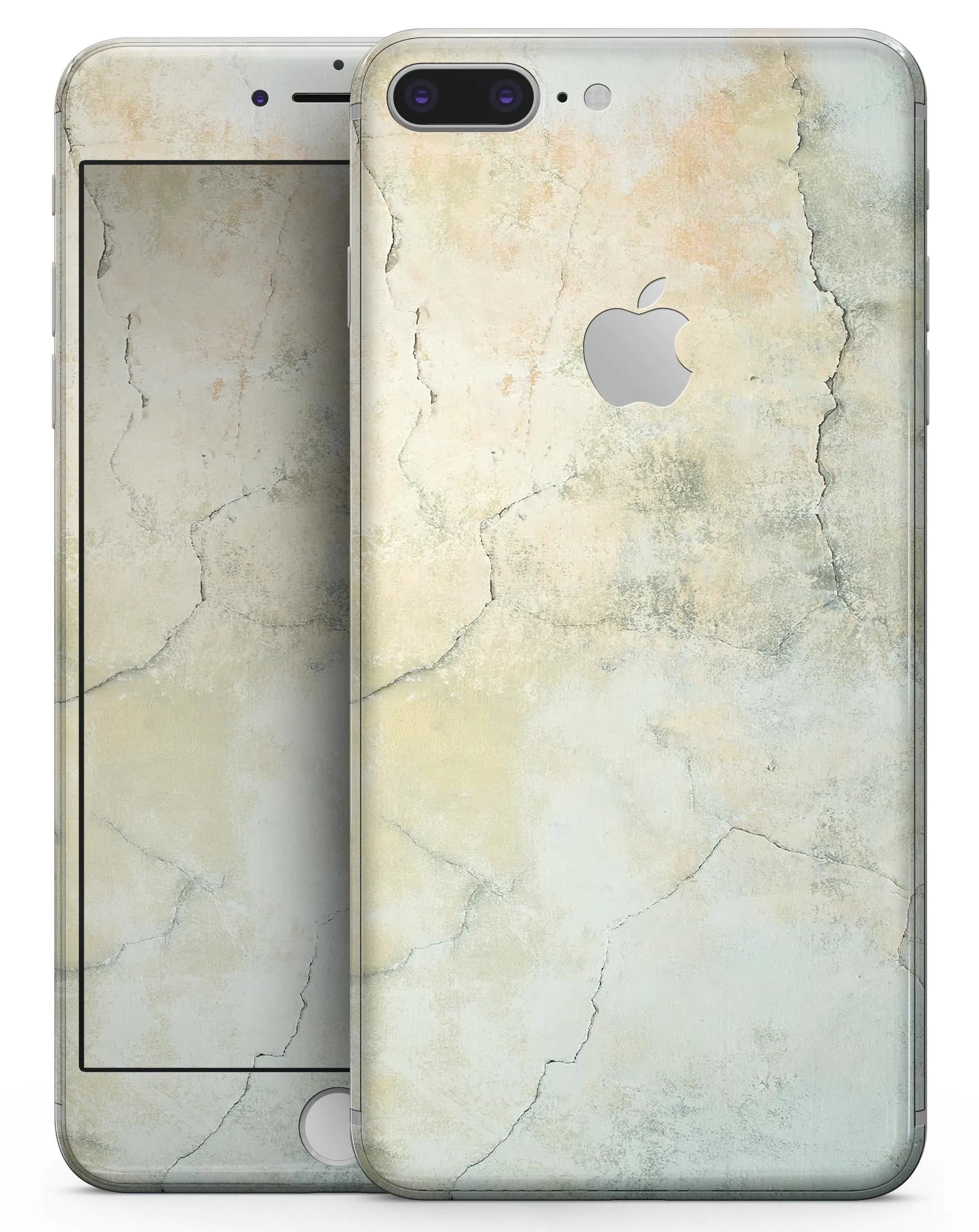 image-Grungy Tan Cracked Surface - Skin-kit for the iPhone 8 or 8 Plus