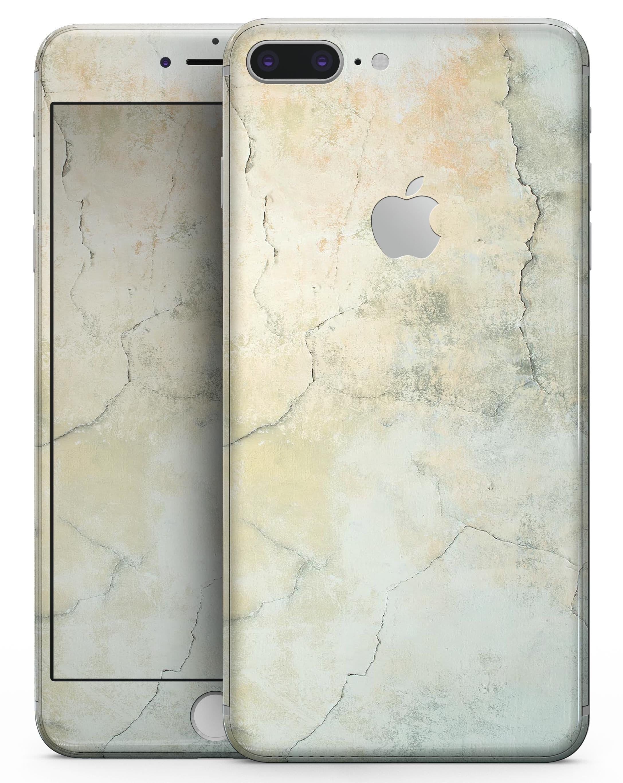 image-Grungy Tan Cracked Surface - Skin-kit for the iPhone 8 or 8 Plus
