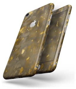 image-Abstract Dark Gray and Golden Specks - Skin-kit for the iPhone 8 or 8