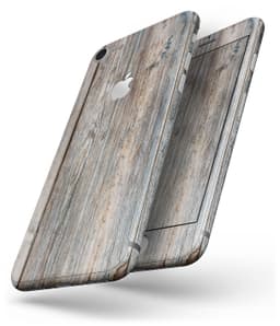 image-Aged Horizontal Wood Planks - Skin-kit for the iPhone 8 or 8 Plus