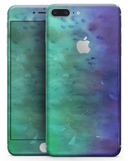 image-Blotted Green 97 Absorbed Watercolor Texture - Skin-kit for the iPhone