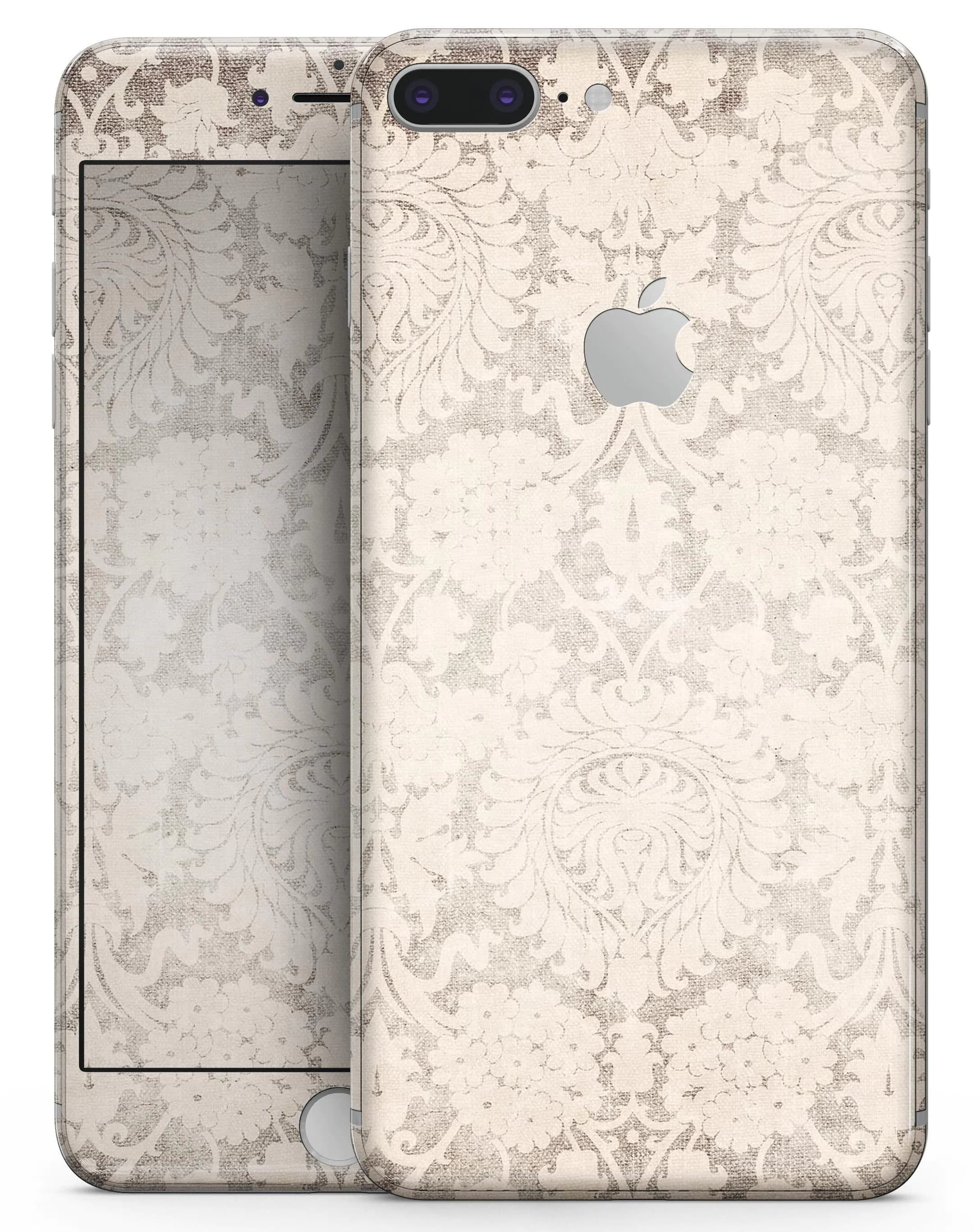 image-Faded Grunge Pattern of Royalty - Skin-kit for the iPhone 8 or 8 Plus