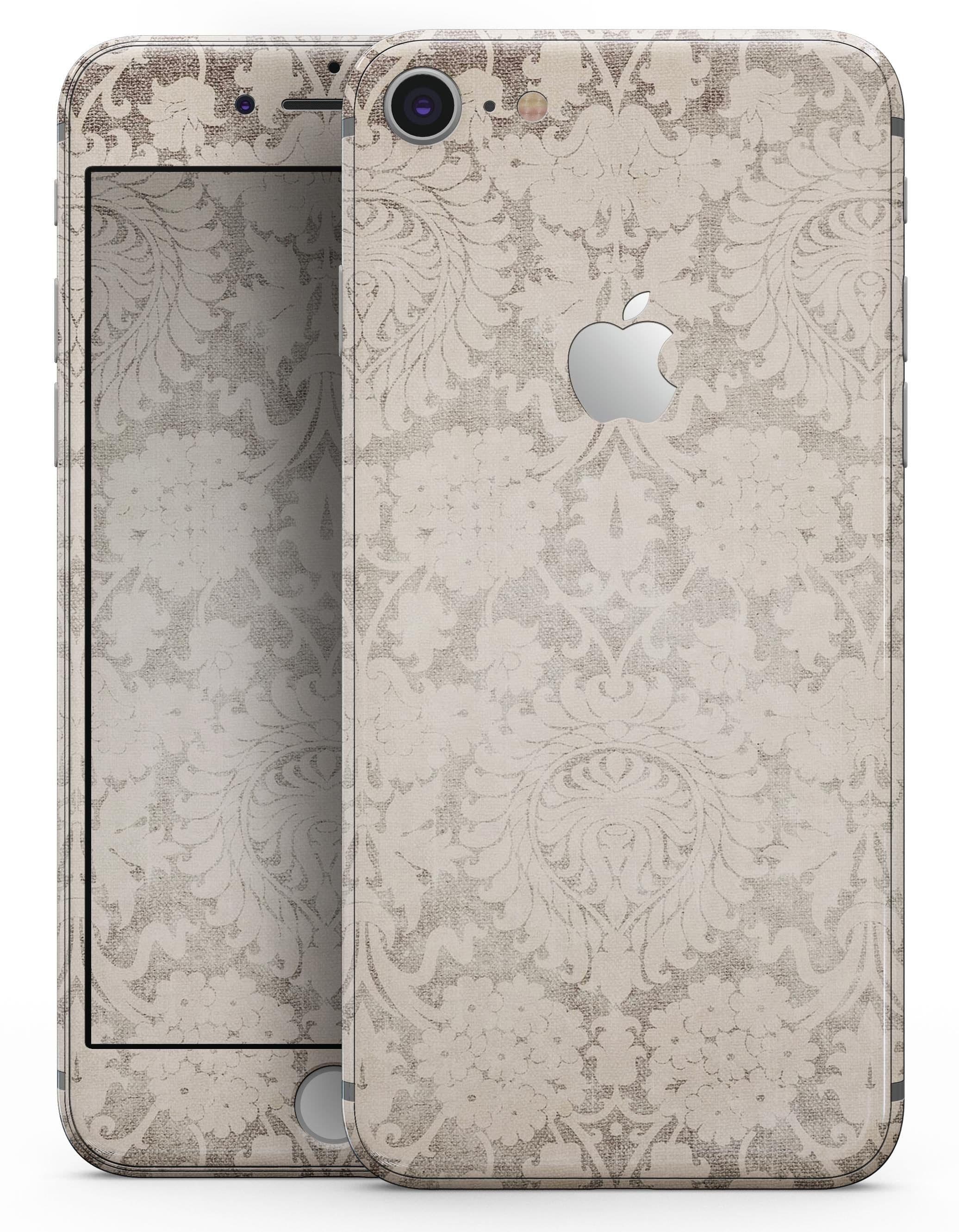 image-Faded Grunge Pattern of Royalty - Skin-kit for the iPhone 8 or 8 Plus